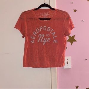 Aeropostale Coral Pink Top